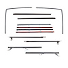 WFK 2112 66 Beltline Molding Kit for 1966-1977 Ford Bronco - image 1
