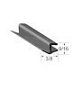 WFS D1226 Windshield Molding for 1996-2007 Chrysler Town & Country, 1996-2007 Dodge Caravan, 1996-2000 Plymouth Voyager - image 1