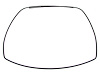 WFS D1299 Windshield Molding for 1997-2003 Chevy Malibu, 1997-1999 Oldsmobile Cutlass - image 1
