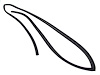 WFS F2298 Windshield Molding for 2003-2008 Toyota Corolla - image 1