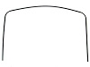 WFS F2391 Windshield Molding for 2004-2015 Nissan TITAN, 2004-2004 Nissan Pathfinder Armada, 2005-2015 Nissan Armada - image 1