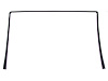 WFS F2737 Windshield Molding for 2007-2013 BMW 328i, 2008-2013 BMW M3, 2007-2013 BMW 335i, 2009-2013 BMW 328i xDrive - image 1