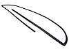 WFS F6109-Windshield Molding for 2023-2023 Toyota bZ4X