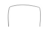 WFS F704 Windshield Molding for 1992-1994 Audi 100, 1992-1994 Audi S4, 1995-1997 Audi A6, 95-97 Audi A6 Quattro, 95-97 Audi S6 - image 1