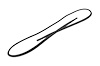 WFS F785 RC Windshield Molding for 1995-1999 Mitsubishi Eclipse - image 1