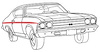 DECAL 69 CHEVELLE BODY ST - image 1