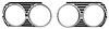 Headlight Bezels 1965 Chevy Chevelle/El Camino - image 1