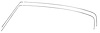 Complete Roof Drip Molding Set 1970-72 Buick Skylark - image 1