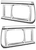 HDLAMP BEZELS PAIR EL CO - image 1