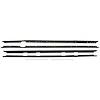 Window Felts 1980-85 Monte Carlo Except SS 4pc Set - image 1