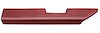 ARMREST PAD FRONT CARMINE - image 1