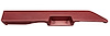 ARMREST PAD FRONT CARMINE - image 1