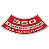 Decal Chevelle/El Camino/Monte Carlo Air Cleaner 350 295HP Turbo-Fire - image 1