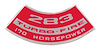 Decal Chevelle/El Camino/Monte Carlo Air Cleaner 350 350HP Turbo-Fire - image 1