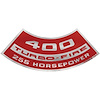 Decal Chevelle/El Camino/Monte Carlo Air Cleaner 400 255HP Turbo-Fire - image 1