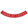 Turbo-Jet 325 HP Air Cleaner Decal 1964-1977 Chevy Chevelle/El Camino 325 HP - image 1