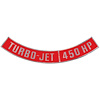 Turbo-Jet 390 HP Air Cleaner Decal 1964-1977 Chevy Chevelle/El Camino 390 HP - image 1