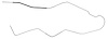 Fuel Line Front/Rear 1961 Skylark 5/16 - image 1