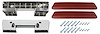 AK15BZ Armrest Base/Pad Kit, Front, 1965-67 A-Body - image 1