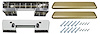 AK15GD Armrest Base/Pad Kit, Front, 1965-67 A-Body - image 1