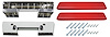 AK15RDGT Armrest Base/Pad Kit, Front, 1965-67 A-Body - image 1
