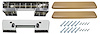 AK15SD Armrest Base/Pad Kit, Front, 1965-67 A-Body