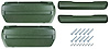 AK16DG Armrest Base/Pad Kit, Front, 1968-72 A-Body