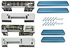 AK17BB Armrest Kit, Front/Rear, 1965-67 A-Body - image 1
