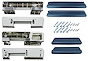 AK17BL Armrest Kit, Front/Rear, 1965-67 A-Body - image 1
