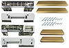 AK17GD65 Armrest Kit, Front/Rear, 1965-67 A-Body