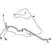 Brake Line Front 1968 Pontiac A-Body Power Disc - image 1