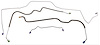 Brake Line Front 1971-72 BOP A-Body Power Disc - image 1