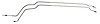 ARA6804-SS Brake Line, Rear Axle, 1968-72 Pontiac A-Body/1969-72 Grand Prix - image 1