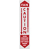 Decal 61 Pontiac Fan Shroud Caution Fan - image 1