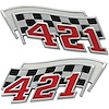 Emblem Fender 1962-64 Bonneville/Catalina/Grand Prix 421 - image 1