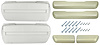 BK16PM Armrest Kit, 1968-69 Front Pads/Bases w/Rear Pads Only - image 1
