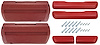BK16RD68 Armrest Kit, 1968-69 Front Pads/Bases w/Rear Pads Only - image 1