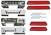 BK17RD Armrest Kit, Front/Rear, 1961-64 A-Body - image 1