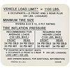 Decal 69 Riviera Tire Pressure - image 1