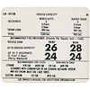Decal 73-74 Riviera Tire Pressure - image 1