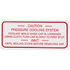 Decal 61 63 Buick Cooling System Aluminum Engine - image 1