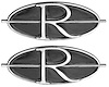 BR00873-PR Emblems, Tail Light Lens, 1964 Riviera, Pair - image 1