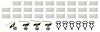 BR00892 Clip Kit, Body Side Molding, 1963-65 Riviera, 36pcs - image 1