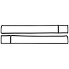 Gasket Tail Lamp Lens 1965 Buick Riviera Pair - image 1