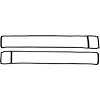 Gasket Tail Lamp Lens 1966-67 Buick Riviera - image 1