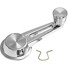 Handle Window Crank 1963-64 Riviera Chrome Knob - image 1