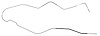 Fuel Line Front/Rear 1965-66 Bonneville 5/16 - image 1