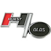 "Hurst/Olds" Fender & Trunk Emblem 1969-72 Cutlass - image 1