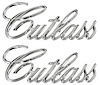 1972 CUTLASS FENDER EMBLE - image 1