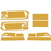 Decal 72 Cutlass Body Stripe Kit Hurst Olds Reflective Gold - image 1